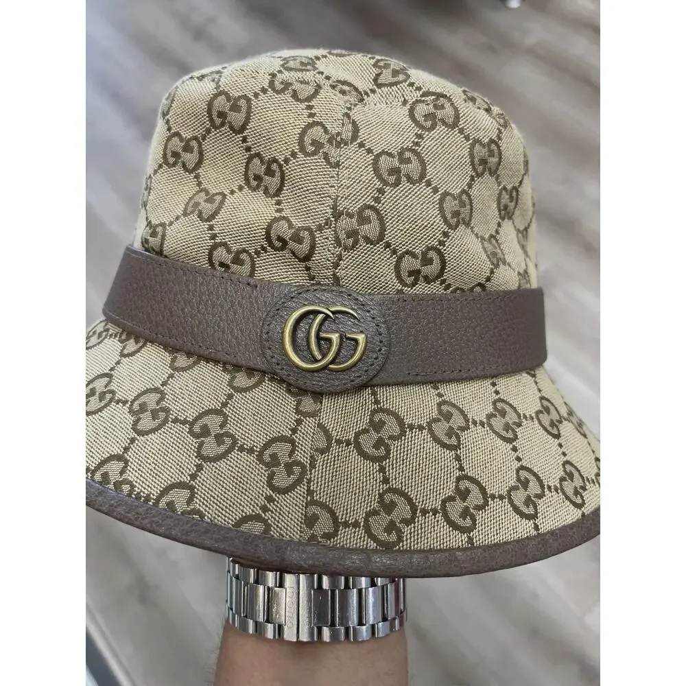 Gucci GG canvas bucket hat size Medium M SF